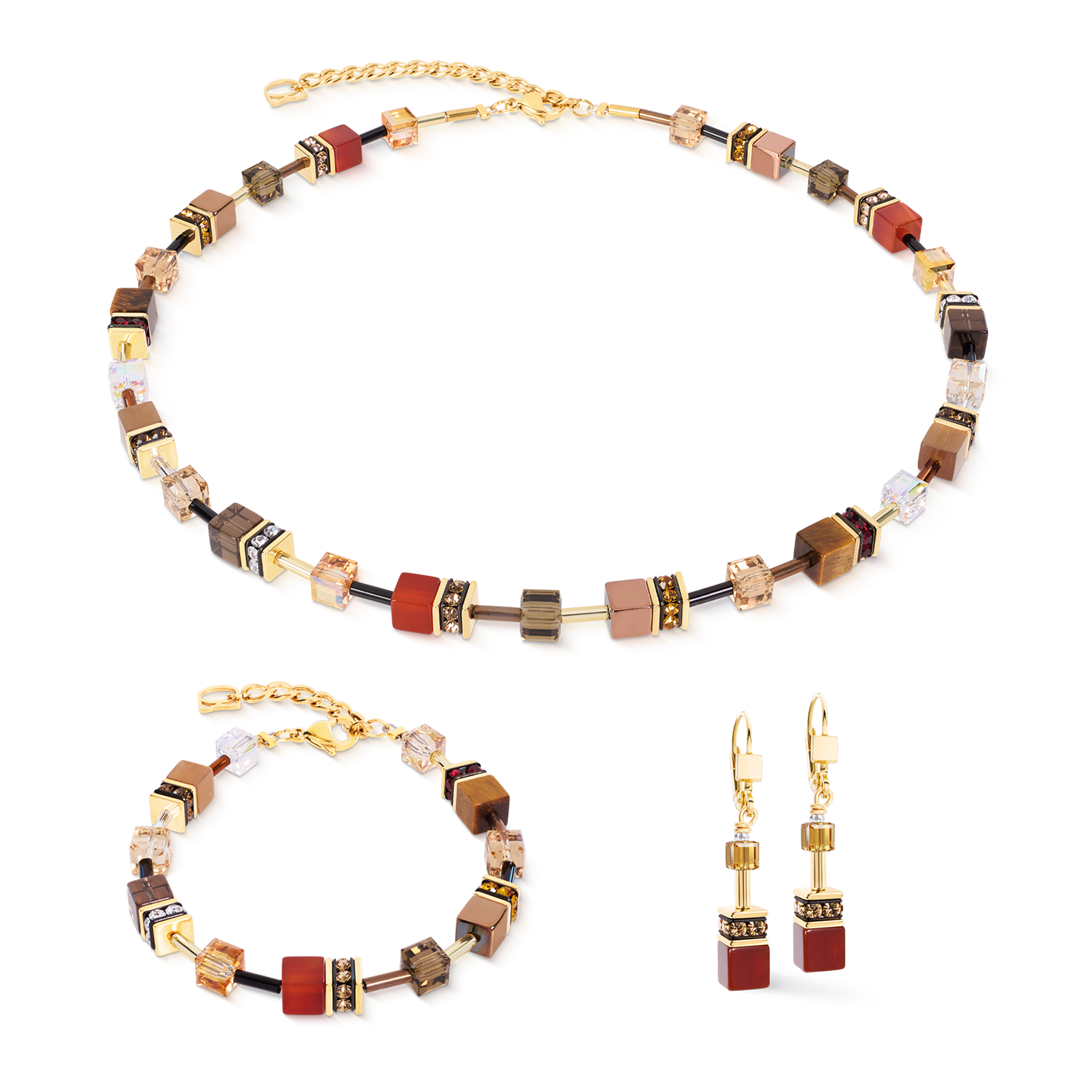 GeoCUBE® Iconic Precious Armband Amber Glow