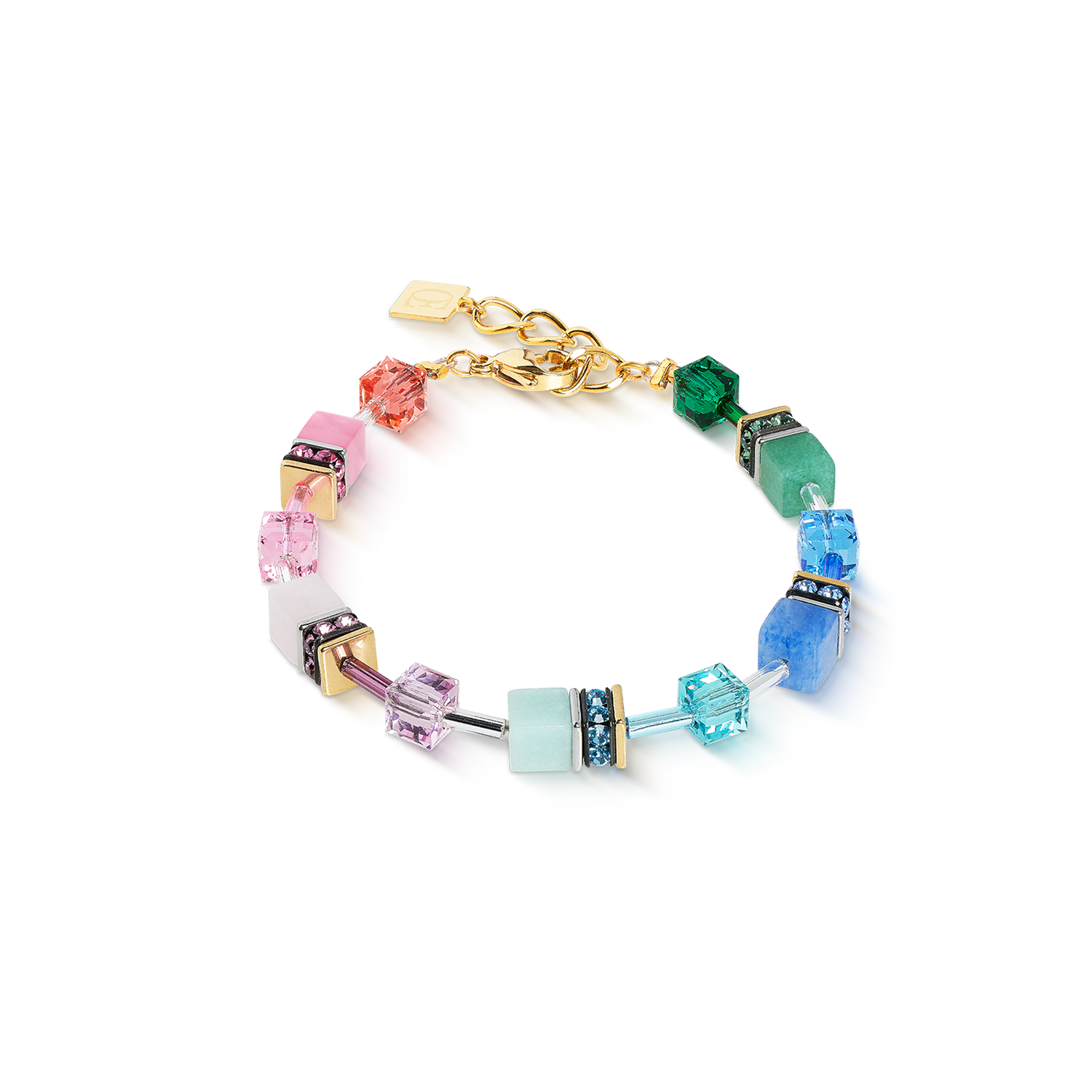 GeoCUBE® Iconic Precious Armband Rainbow