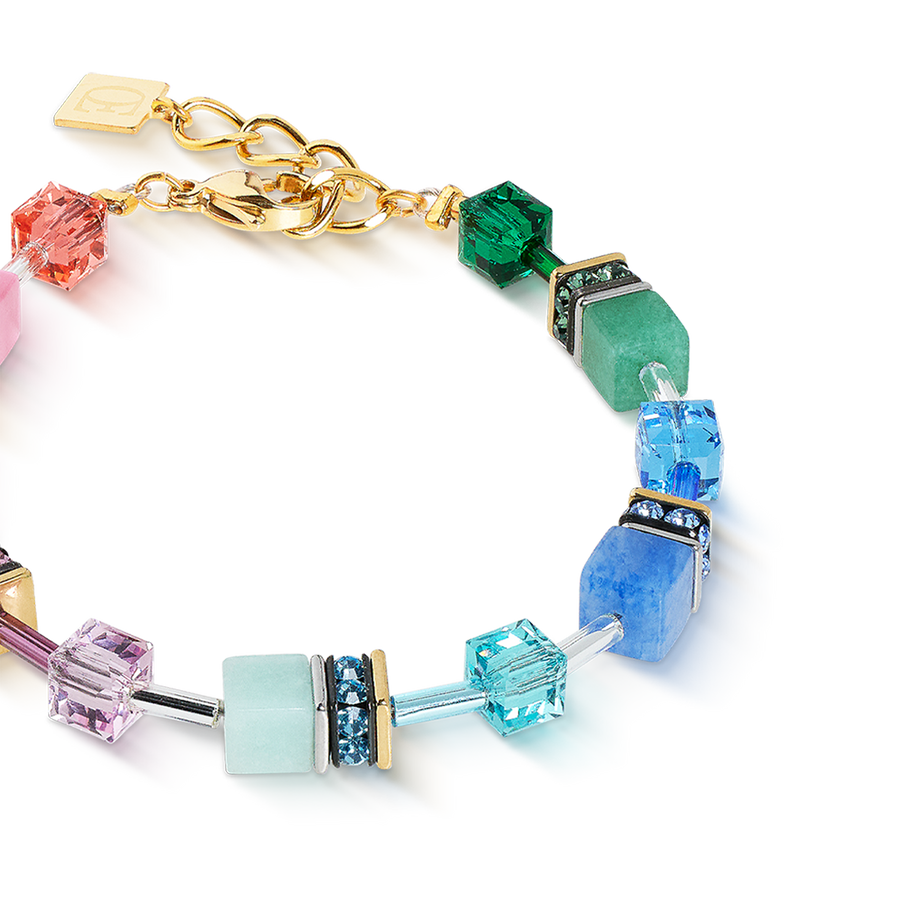 GeoCUBE® Iconic Precious Armband Rainbow