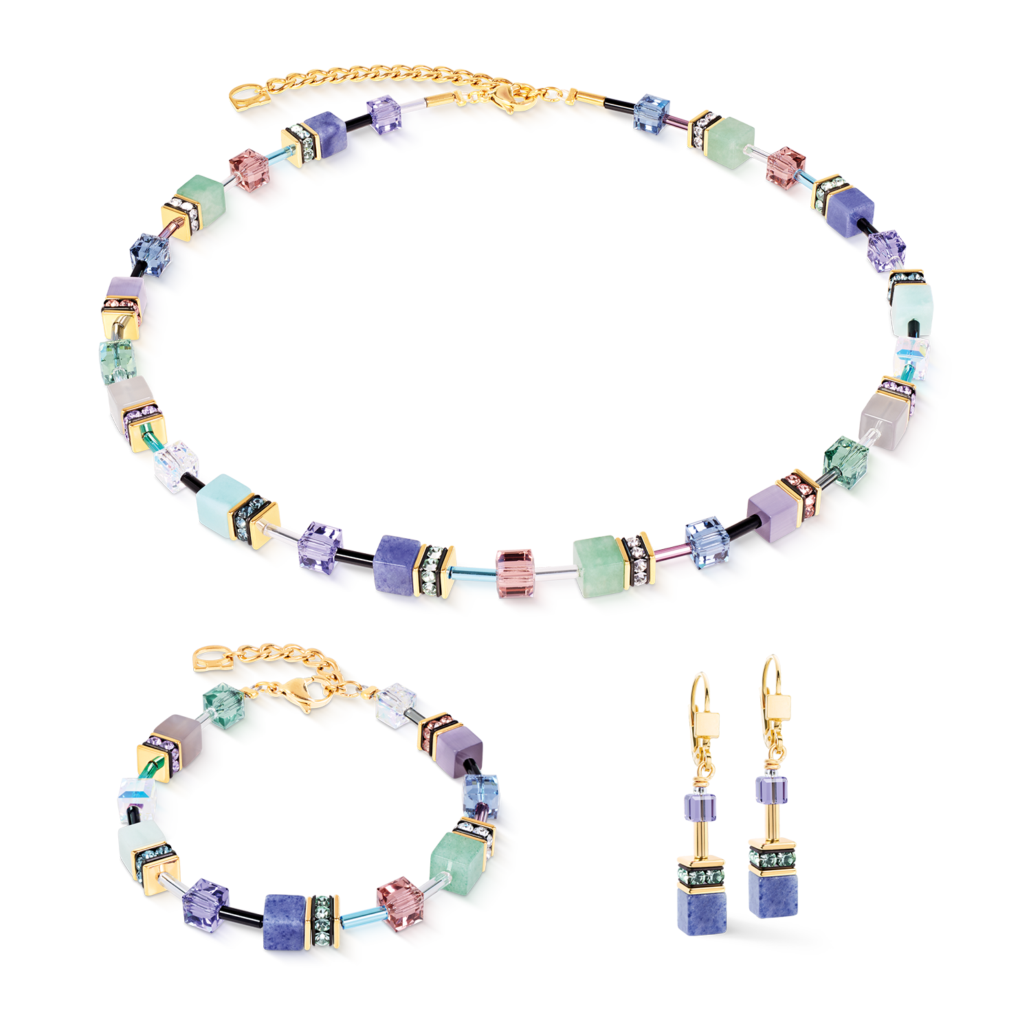 GeoCUBE® Iconic Precious Armband Pastel Garden