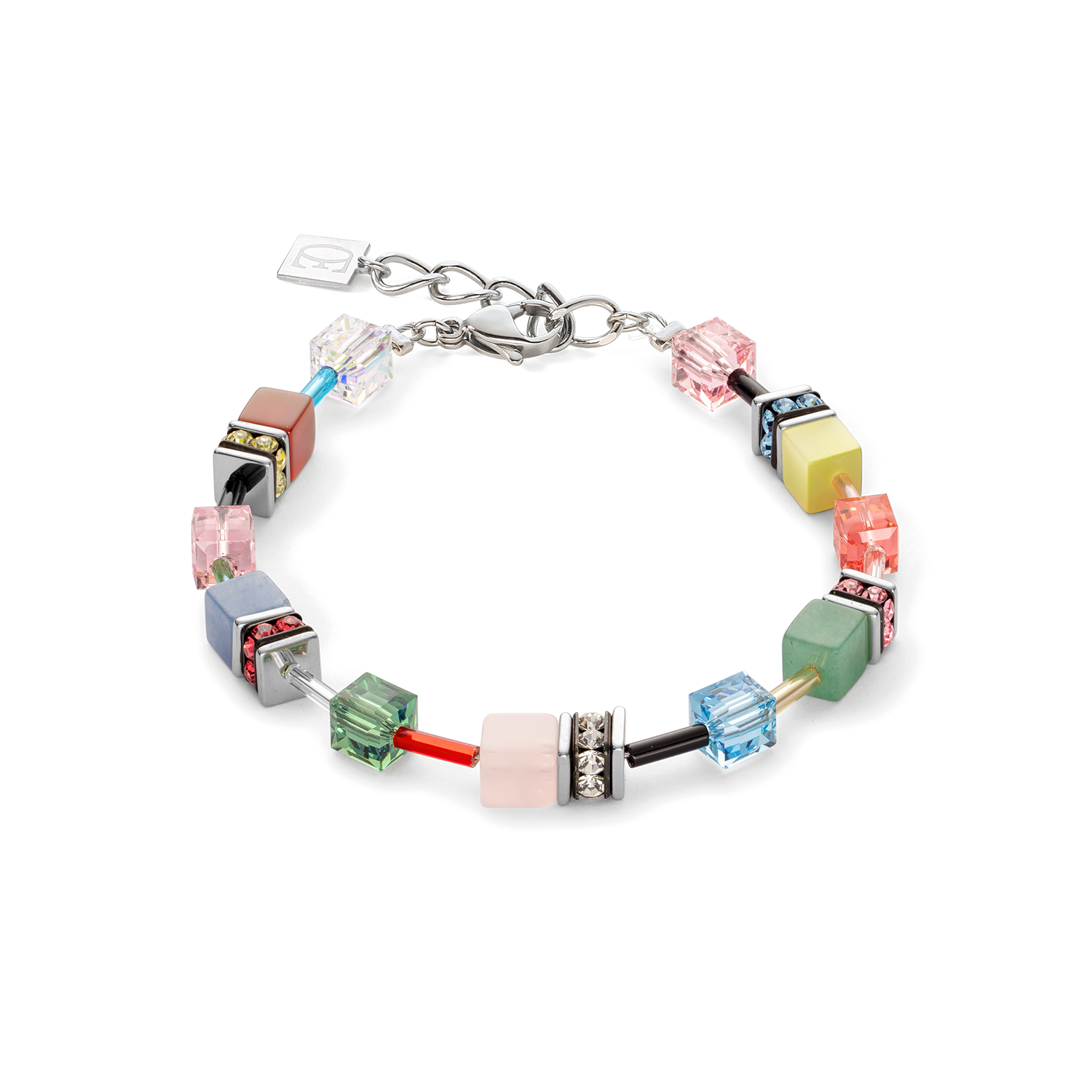 GeoCUBE® Iconic Precious Armband Multicolour Delight von COEUR DE LION