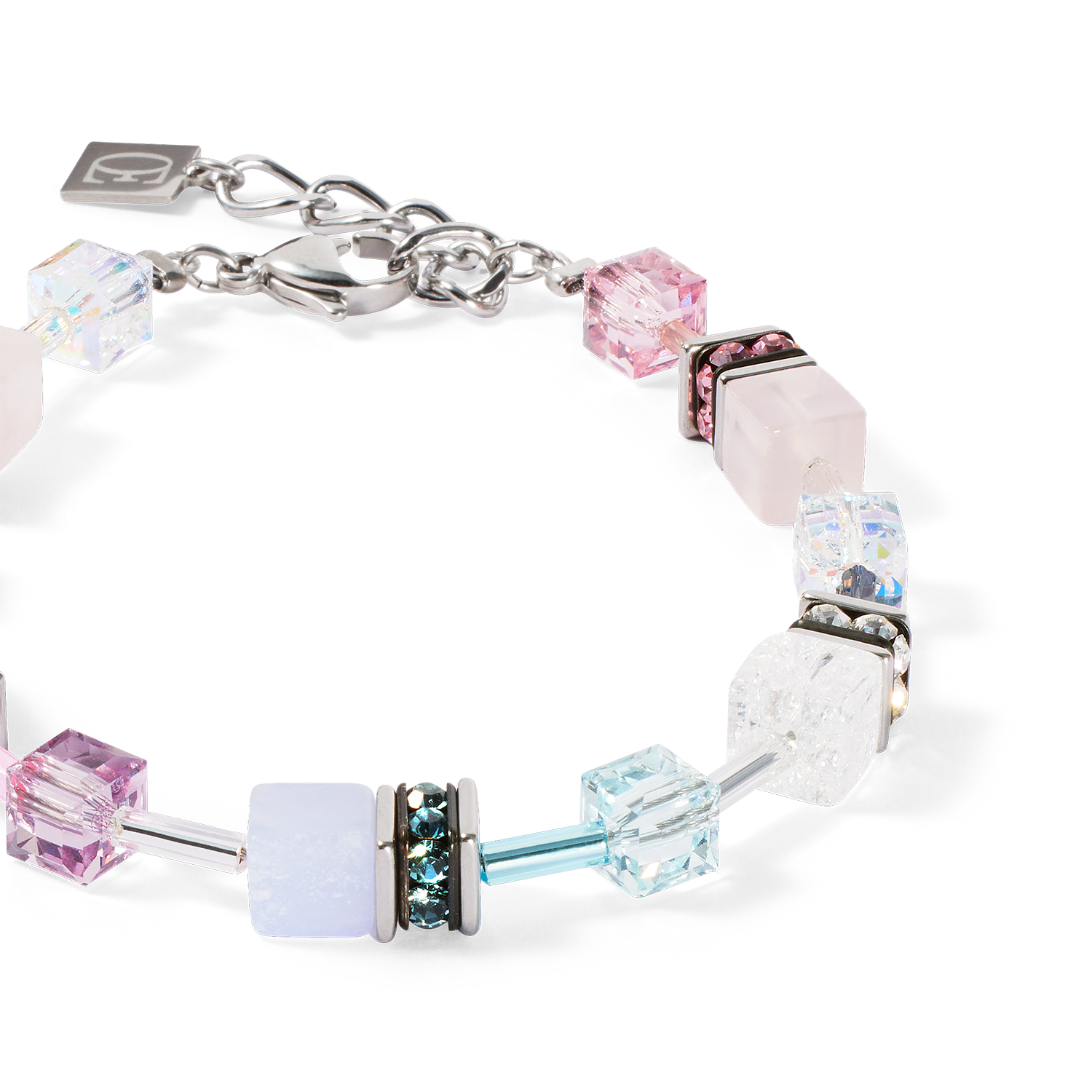 GeoCUBE® Iconic Precious Armband rosa-flieder