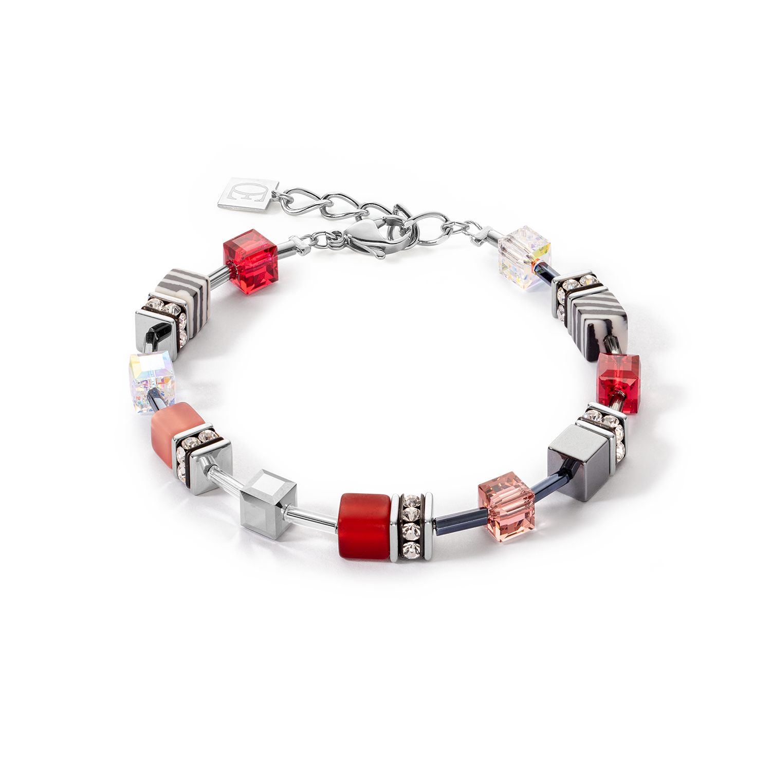GeoCUBE® Iconic 50 cm Armband rot
