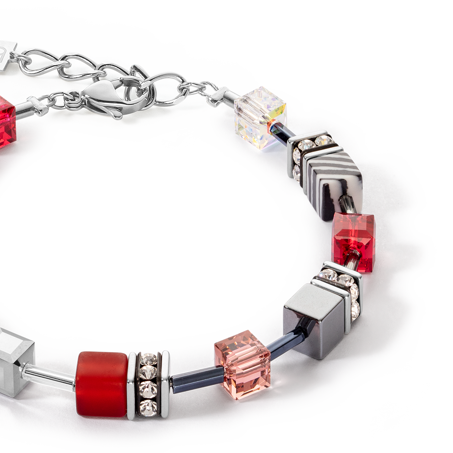 GeoCUBE® Iconic 50 cm Armband rot