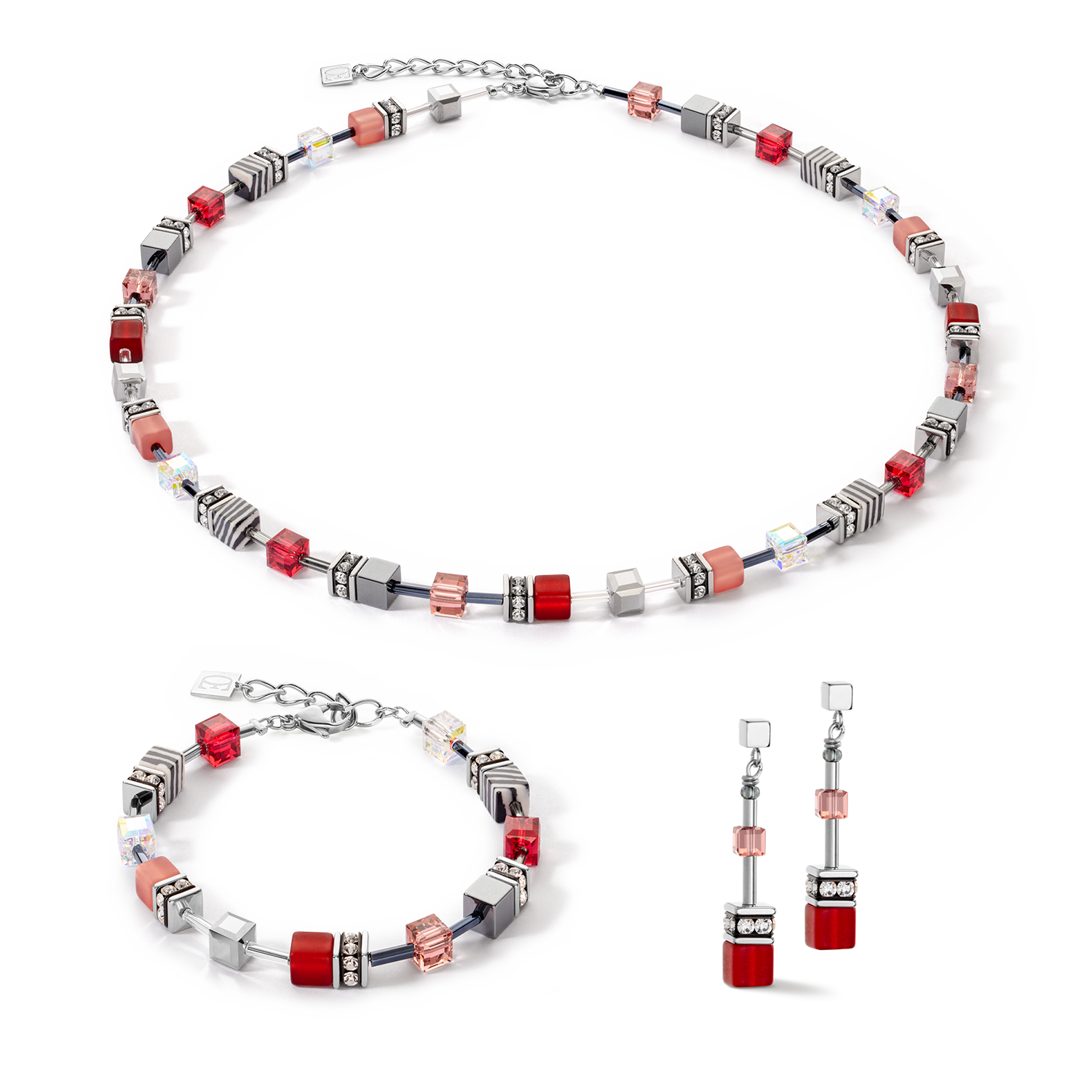 GeoCUBE® Iconic 50 cm Armband rot