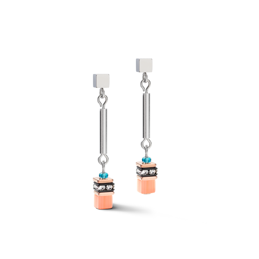 Ohrringe GeoCUBE® minimalist frontline multicolor motion