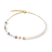 GeoCUBE® Precious Fusion Pearls Halskette multicolor pastell von COEUR DE LION