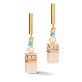GeoCUBE® Precious Fusion Pearls Ohrringe multicolor pastell