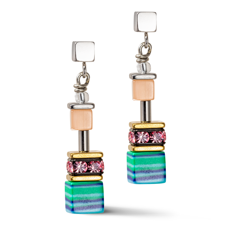 GeoCUBE® Candy Ohrringe multicolor spring