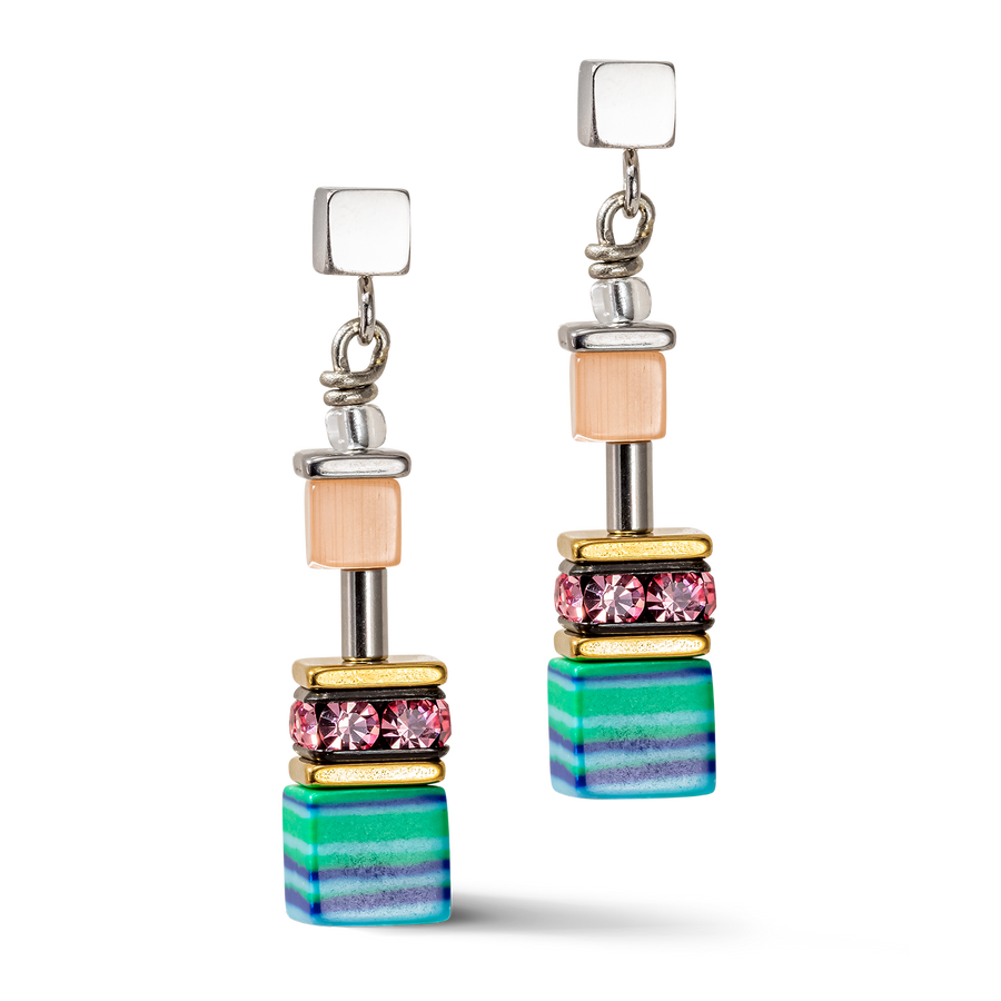 GeoCUBE® Candy Ohrringe multicolor spring
