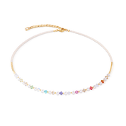 Princess Pearls Halskette gold rainbow von COEUR DE LION