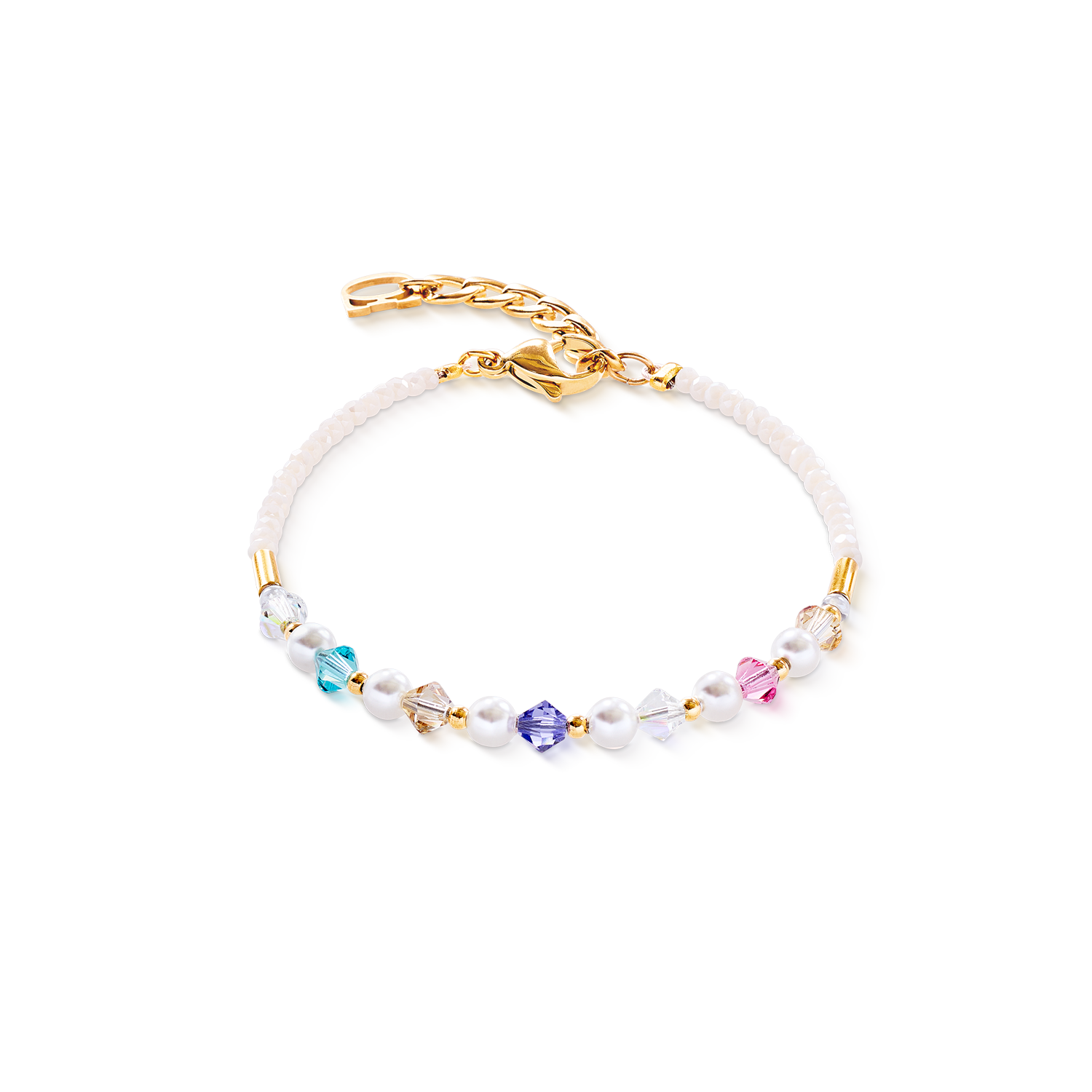 Princess Pearls Armband gold rainbow