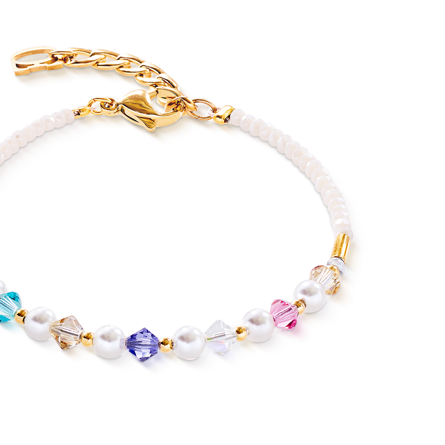 Princess Pearls Armband gold rainbow