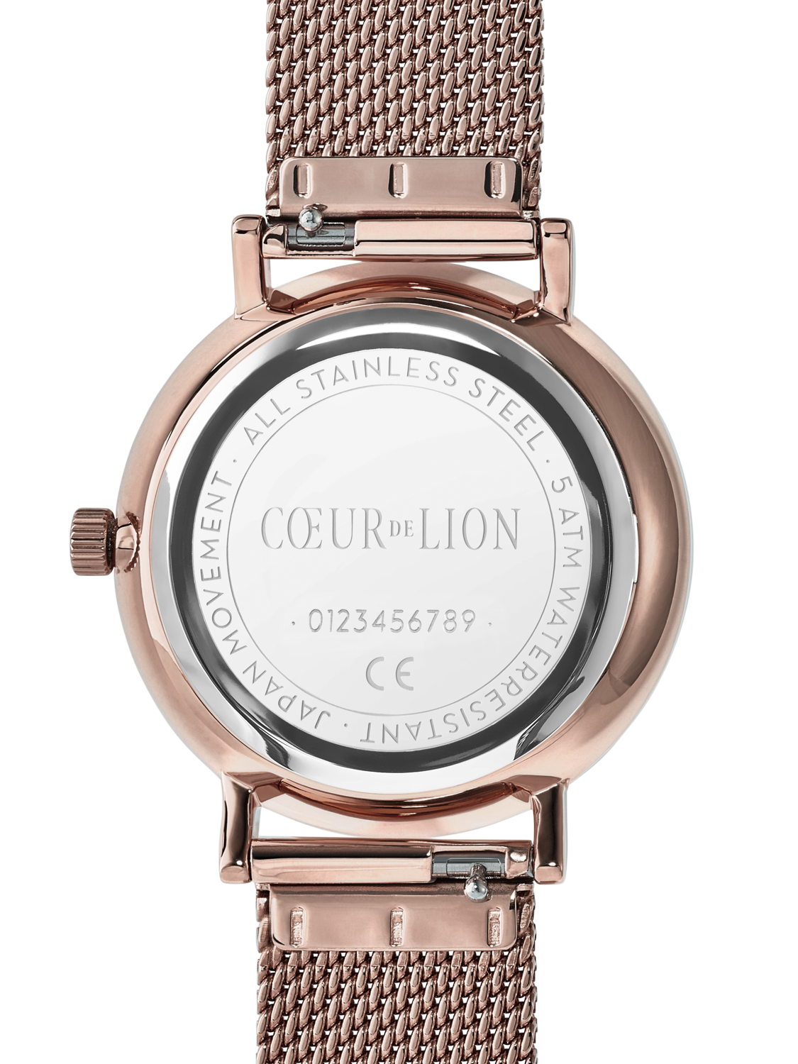 Uhr Rund Champagne Sunray Milanaise Edelstahl Champagne