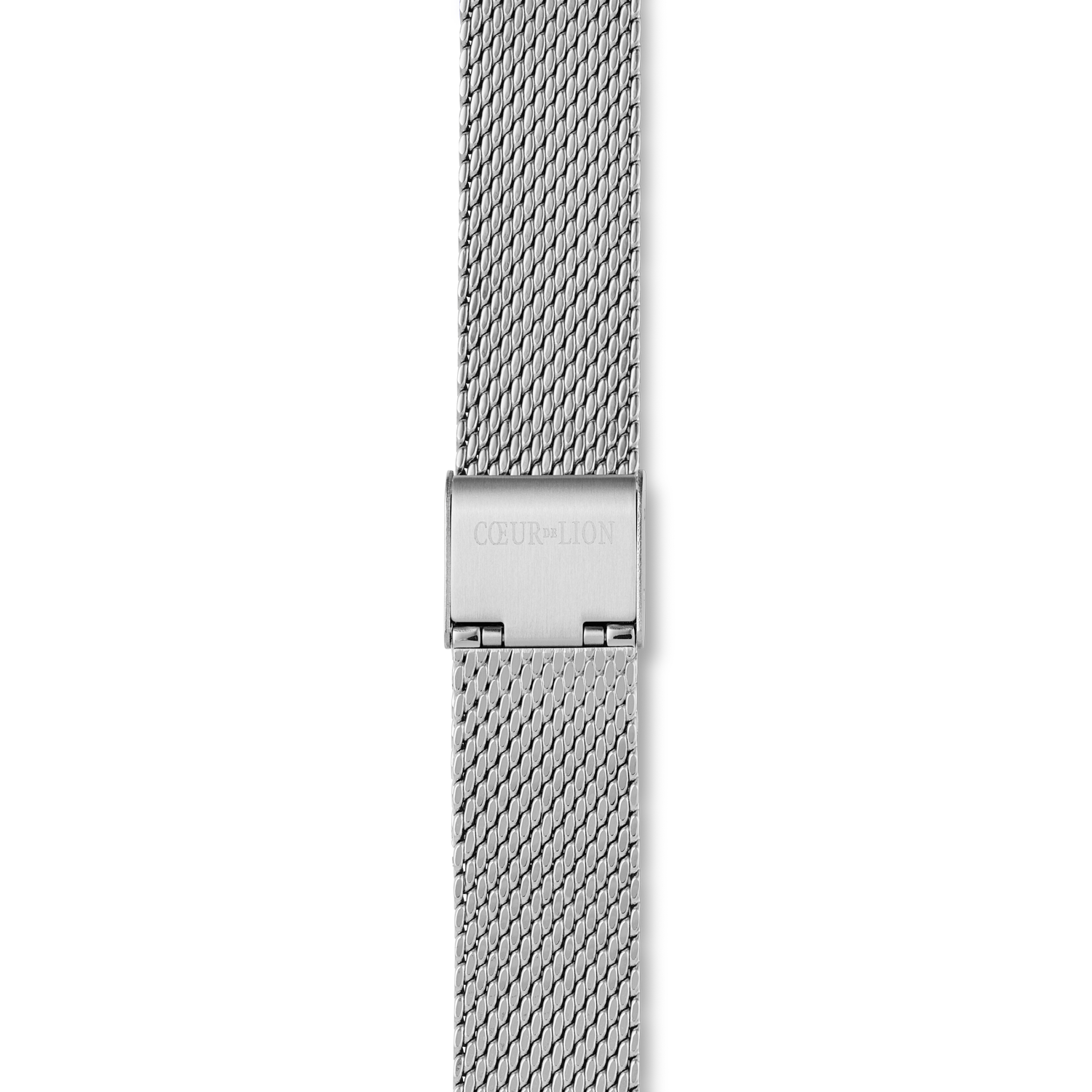 Uhr Iconic Square Graphite Sunray Milanaise Edelstahl