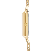 Uhr Iconic Cube Glamorous Green Statement gold von COEUR DE LION – Tragevariante