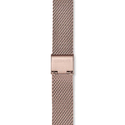 Uhr Iconic Square Brilliant White Milanaise Edelstahl Champagne