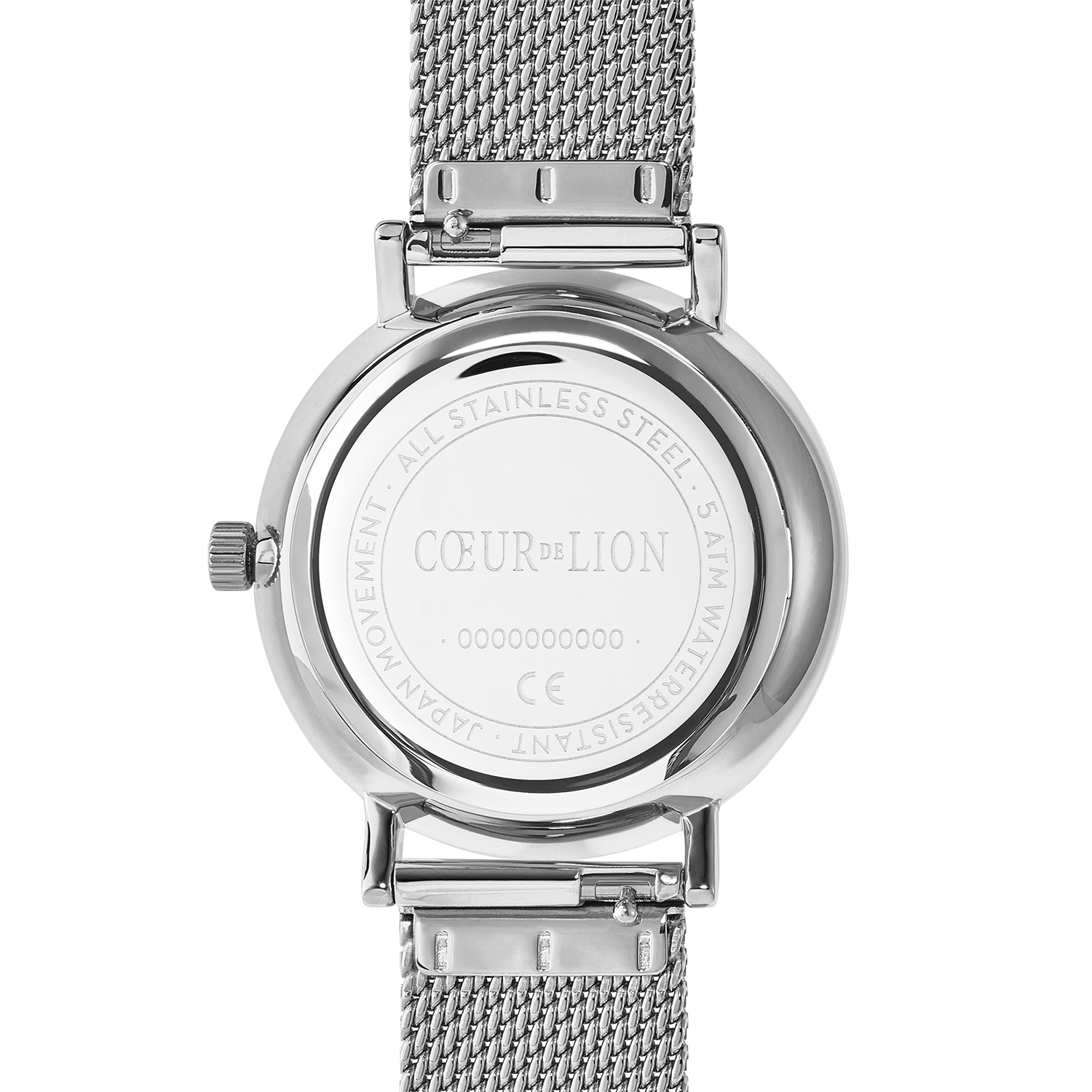 Uhr Rund Sparkling Sunray Transformative Teal Milanaise silber