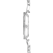 Uhr Rund Sparkling Graceful Greige Statement Silber von COEUR DE LION – Tragevariante