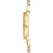 Uhr Rund Sparkling Perlmutt Statement Gold von COEUR DE LION – Tragevariante