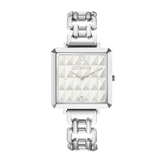 Uhr Iconic Cube Spikes Statement Silber