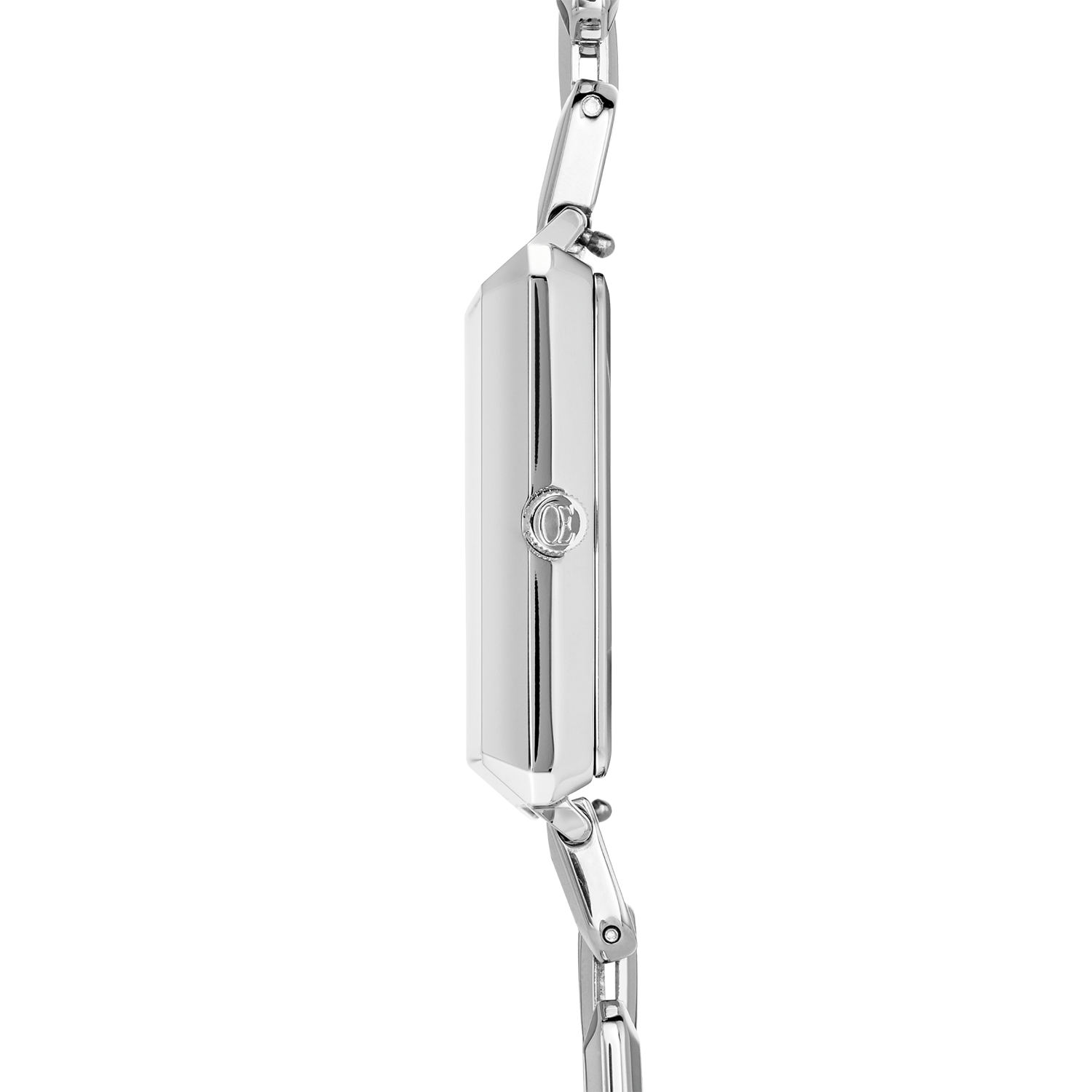 Uhr Iconic Cube Spikes Statement Silber von COEUR DE LION – Tragevariante