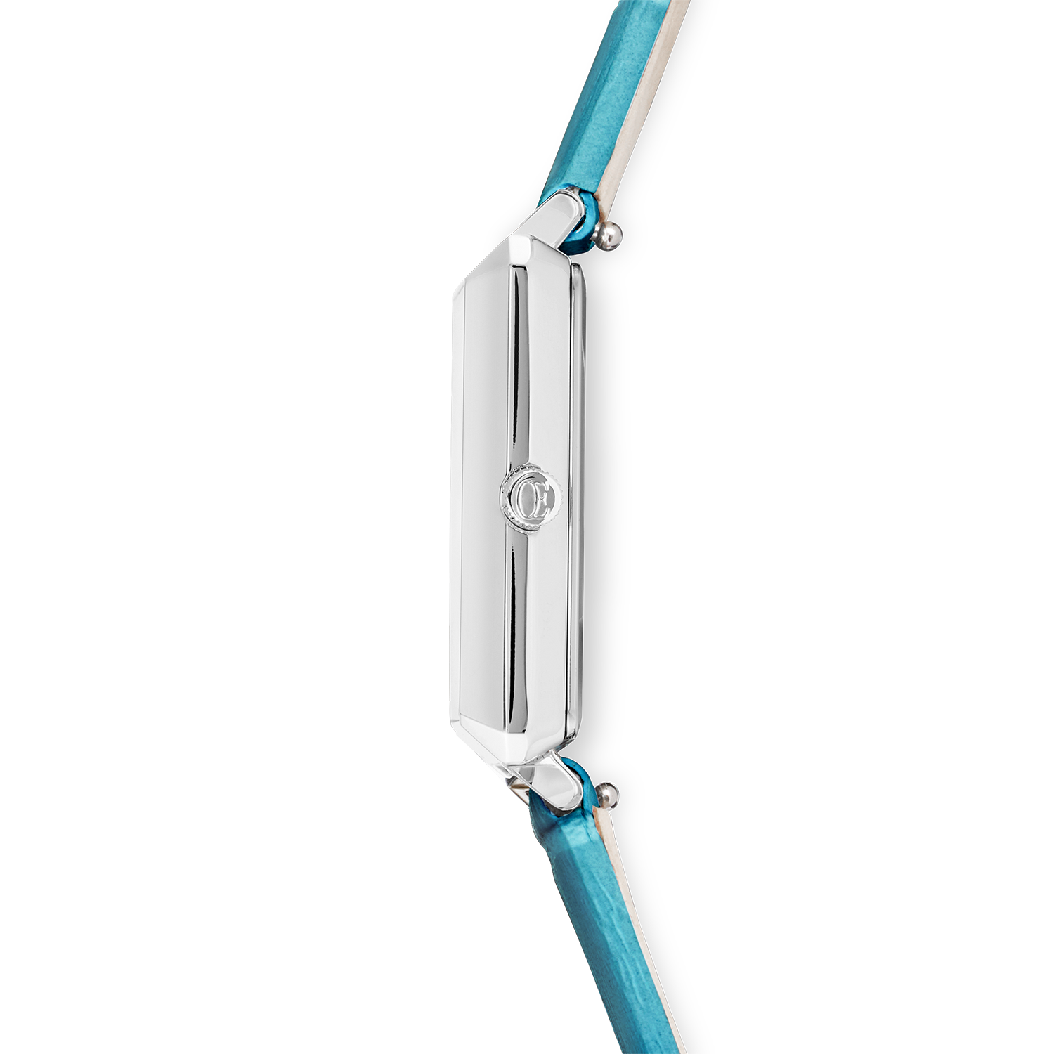 Uhr Iconic Spikes Transformative Teal silber Armband Leder