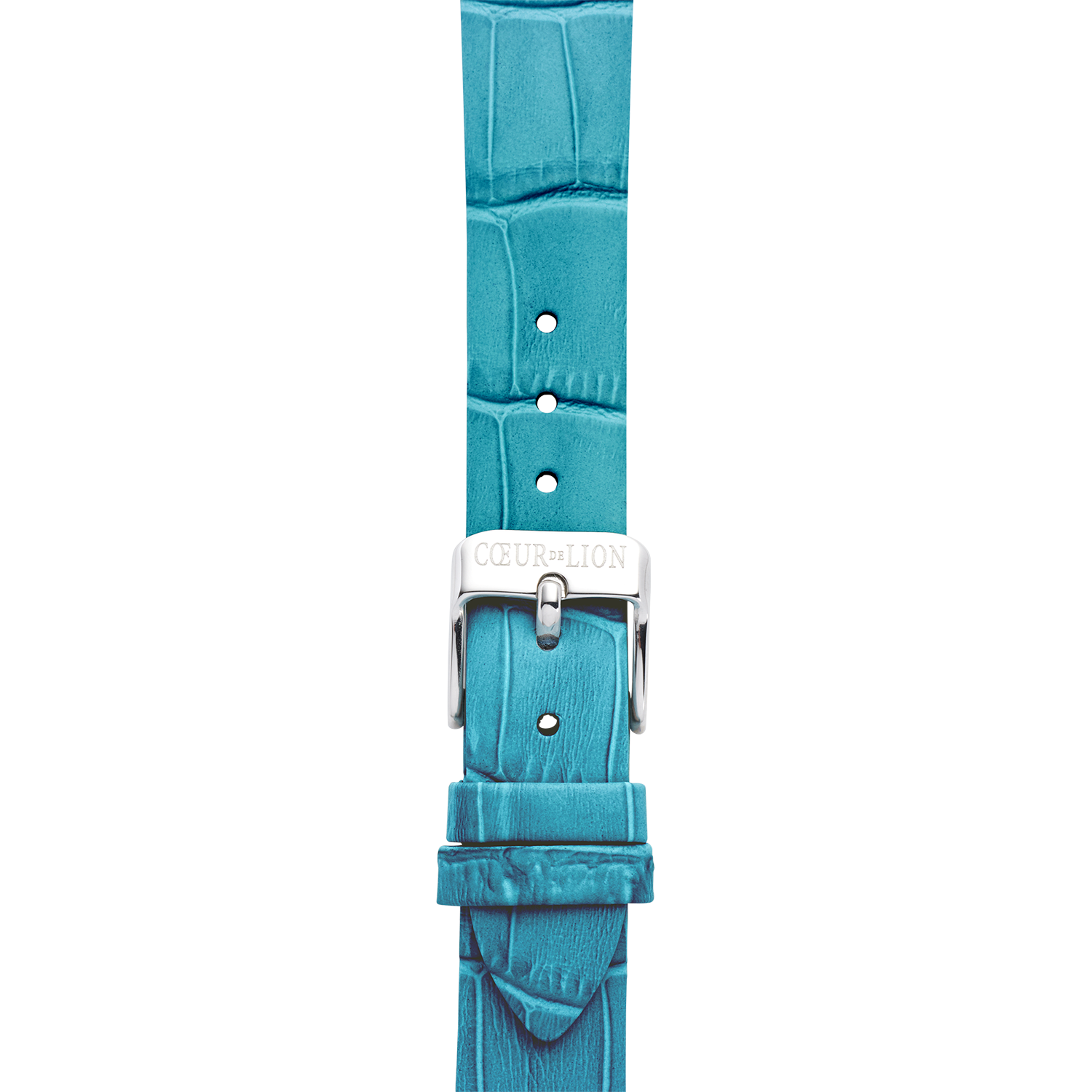 Uhr Iconic Spikes Transformative Teal silber Armband Leder