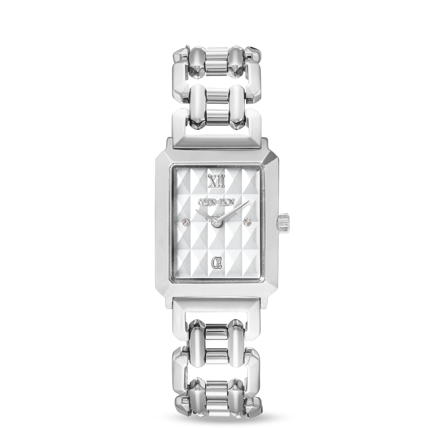 Uhr Iconic Spikes Silber Statement Silber von COEUR DE LION