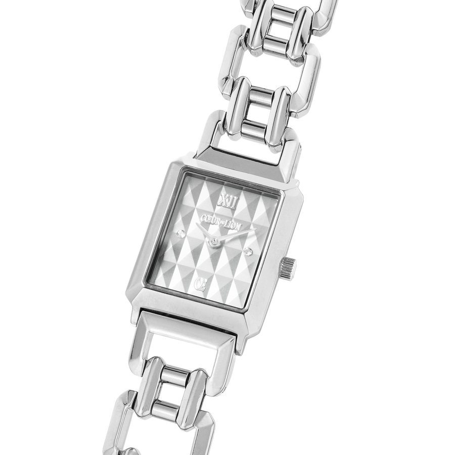 Uhr Iconic Spikes Silber Statement Silber