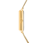 Uhr Iconic Spikes gold Milanaise Edelstahl gold von COEUR DE LION – Tragevariante
