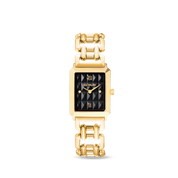 Uhr Iconic Spikes Schwarz Statement Gold von COEUR DE LION