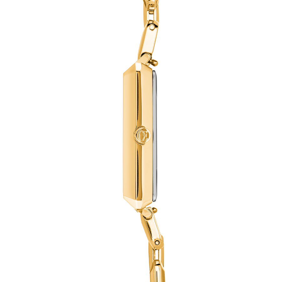Uhr Iconic Spikes Schwarz Statement Gold