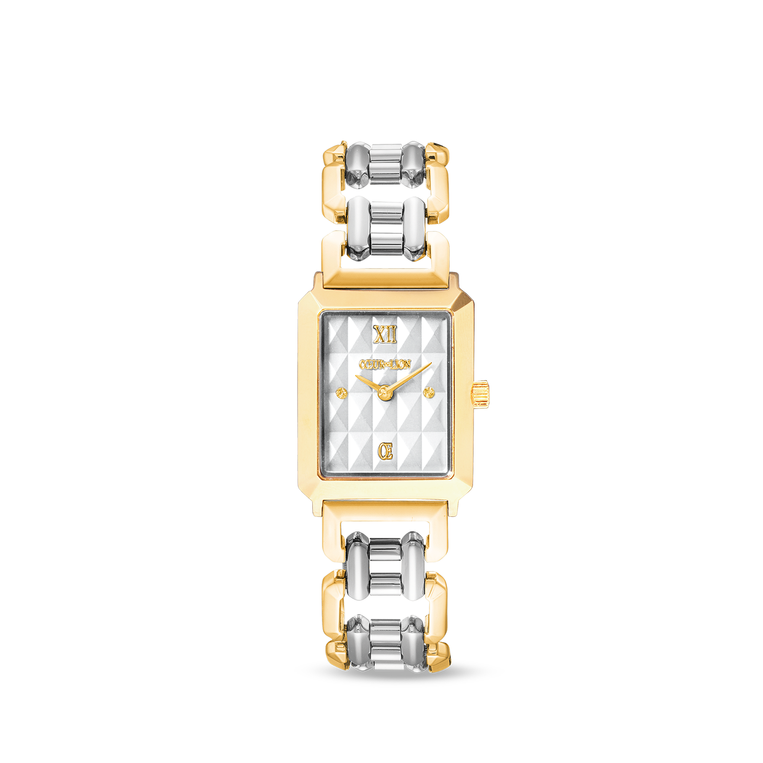 Uhr Iconic Spikes Silber Statement Bicolor