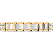 Uhr Iconic Spikes Silber Statement Bicolor von COEUR DE LION – Detailaufnahme