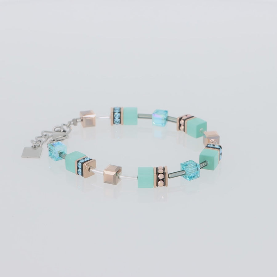 GeoCUBE® Armband aqua