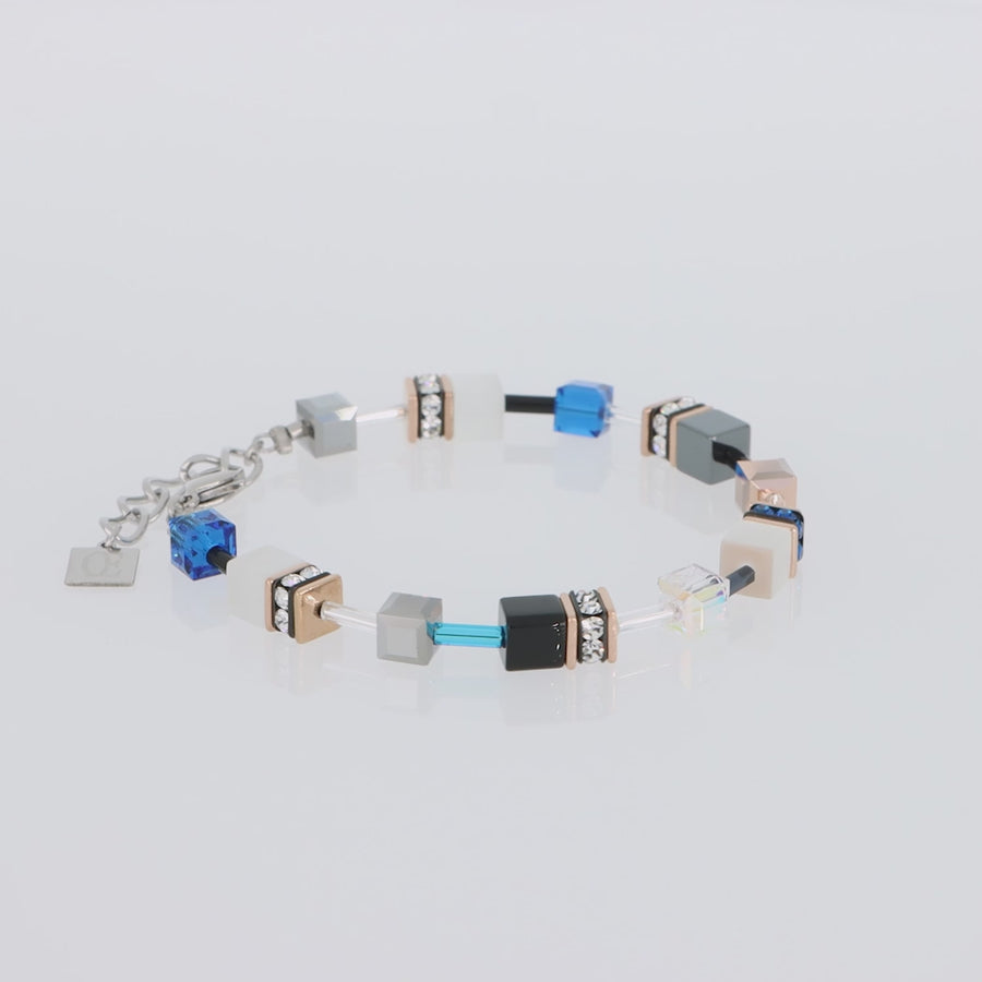 GeoCUBE® Iconic Armband Capri Blau