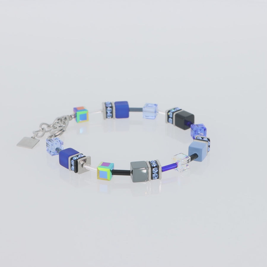 GeoCUBE® Armband kobaltblau