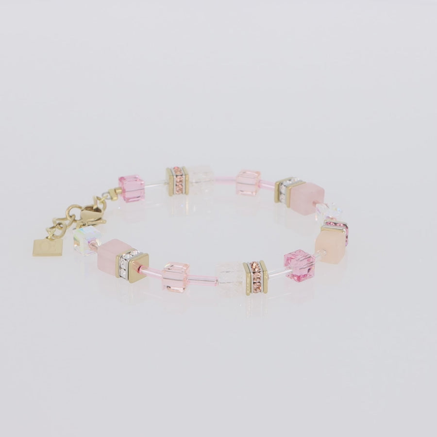 GeoCUBE® Iconic Precious Armband hellrosa