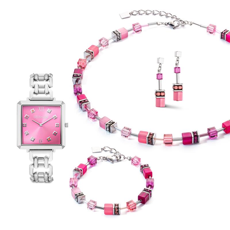 Adventskalender Magenta Silber