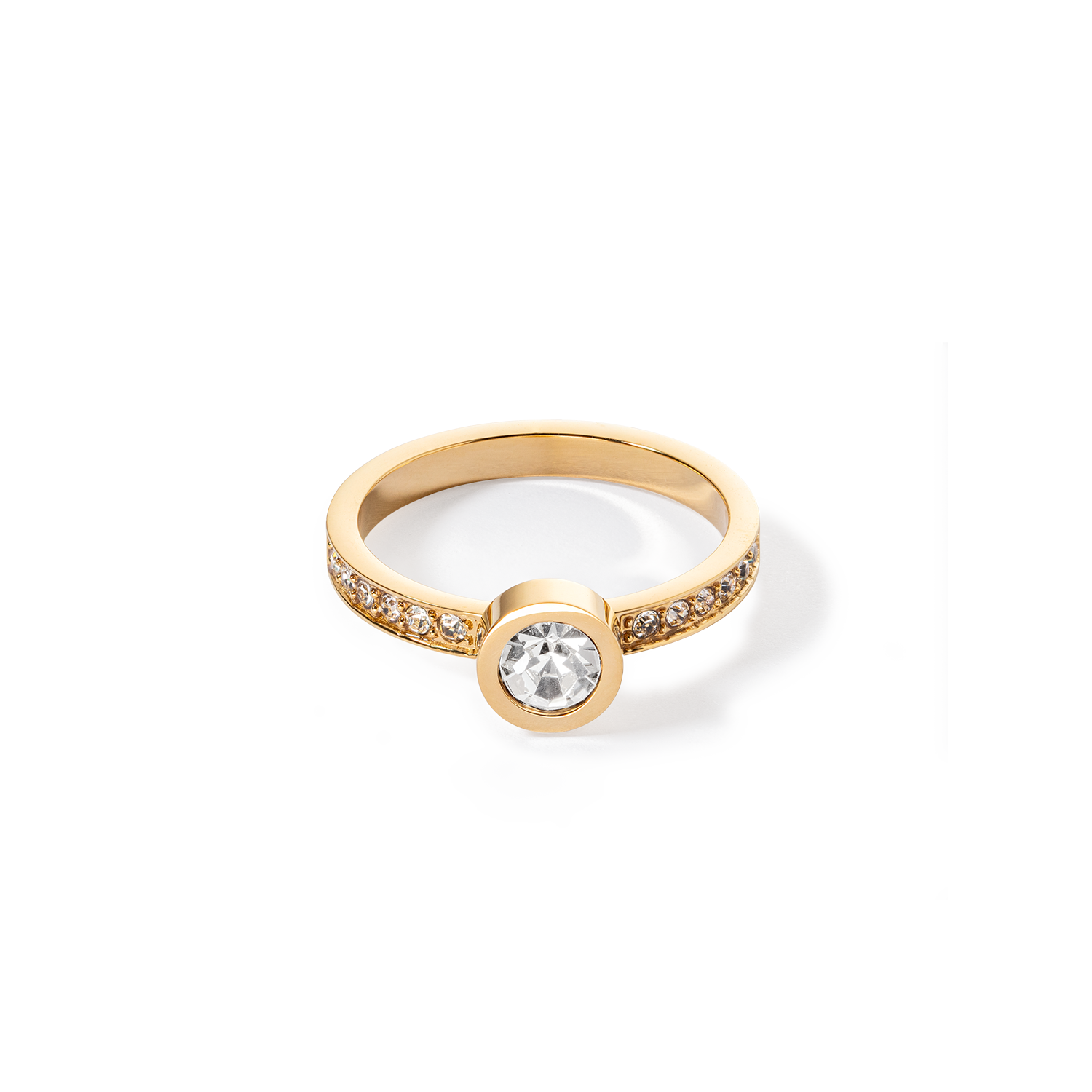 Sparkling Dots Ring gold kristall