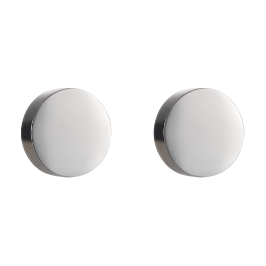Ohrringe Rund Edelstahl silber