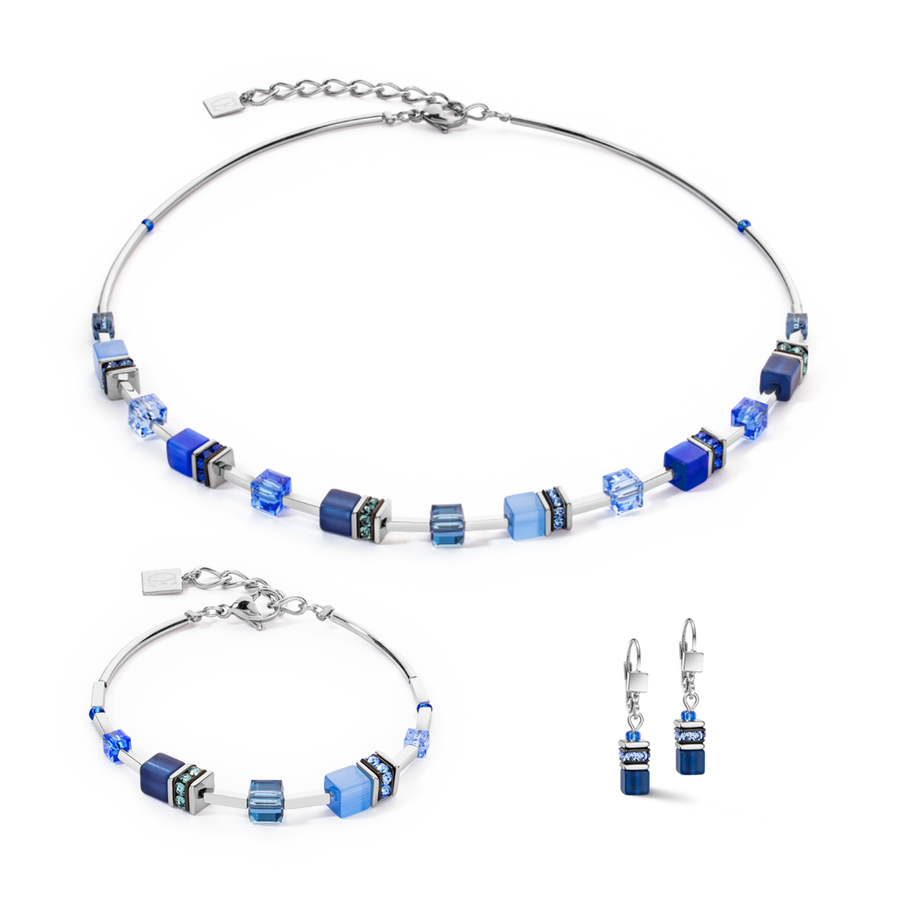 GeoCUBE® Iconic Lite Halskette Blau