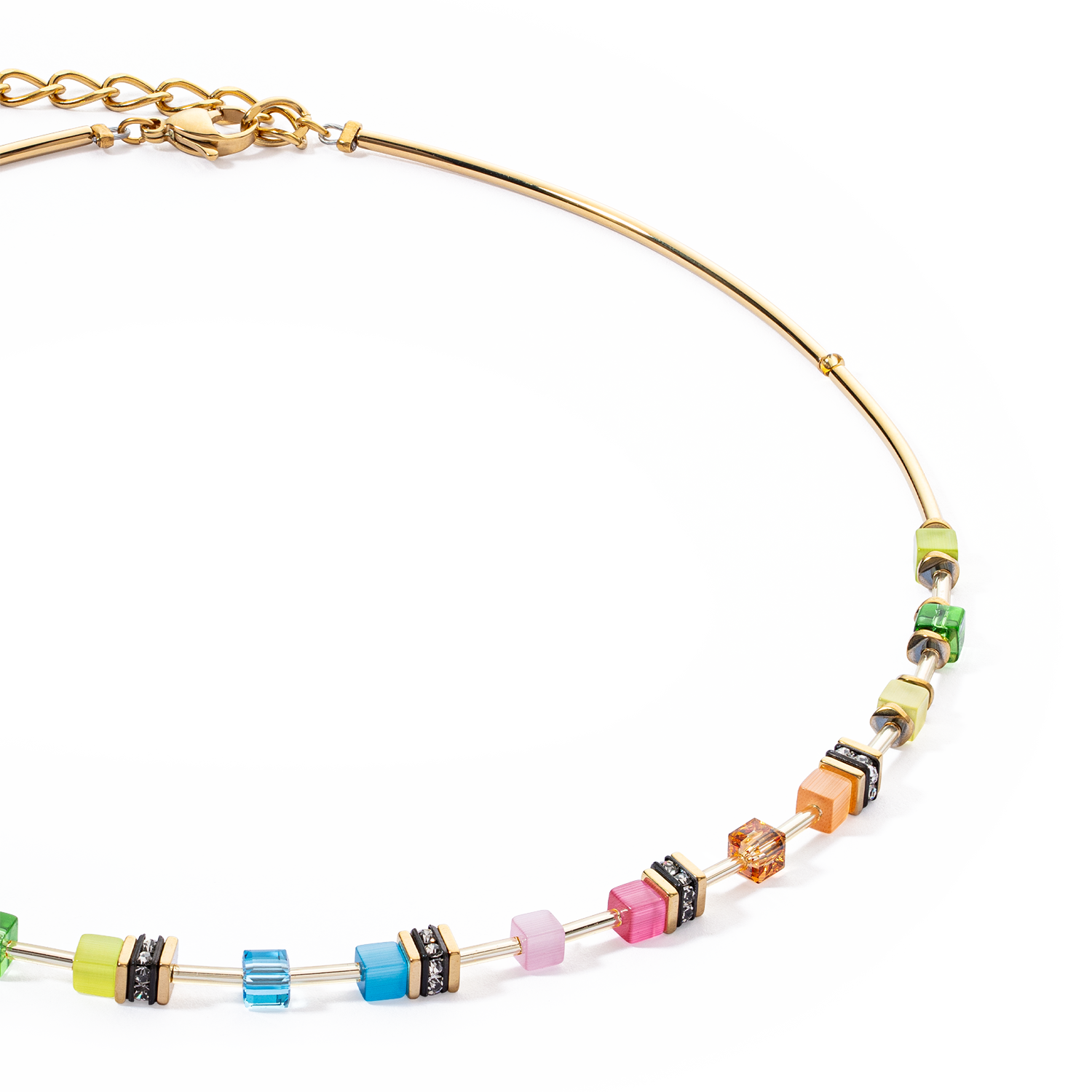 GeoCUBE® Lite Mini Halskette Rainbow