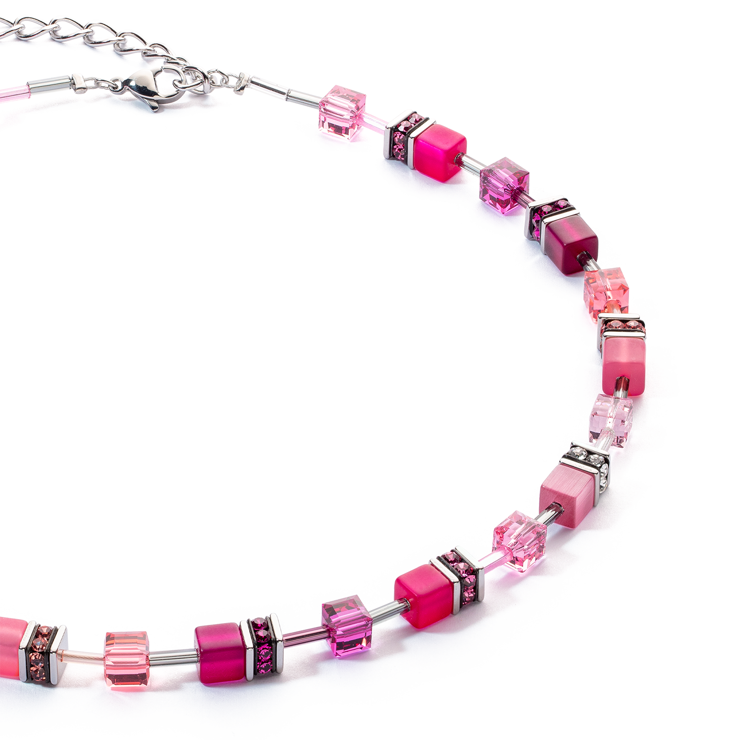 GeoCUBE® Iconic Halskette Viva Magenta