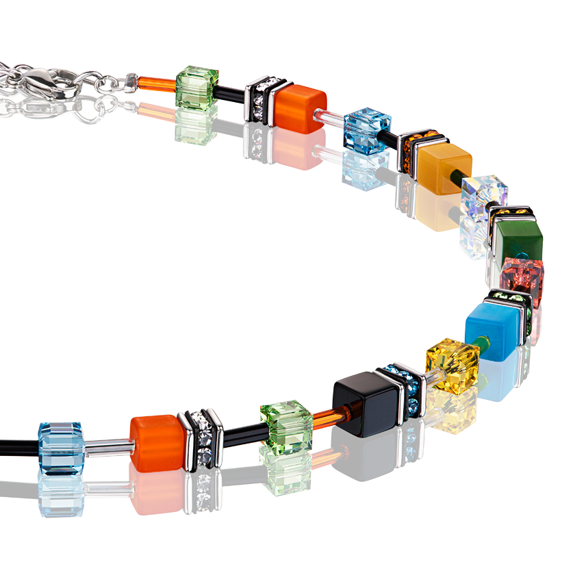 GeoCUBE® Collier multicolor daylight