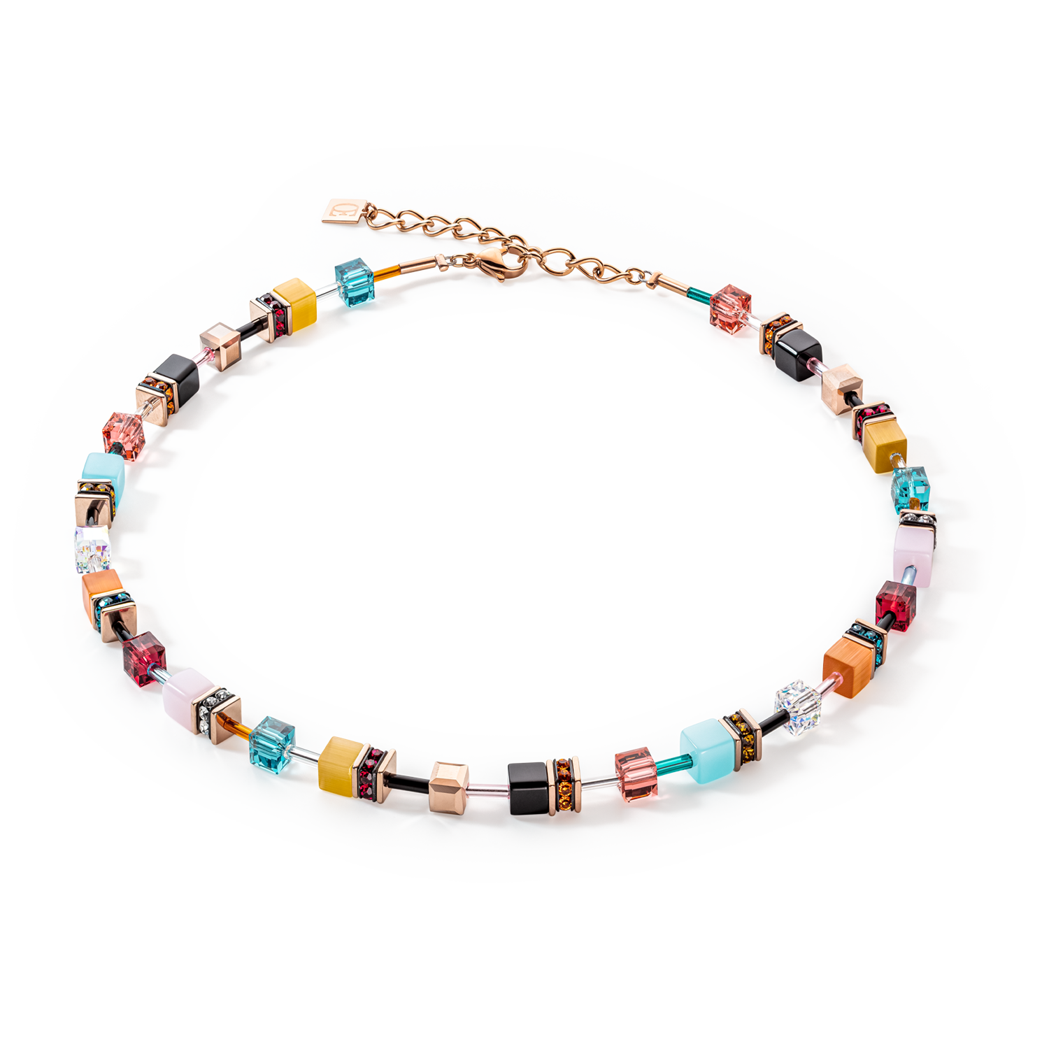 GeoCUBE® Iconic  Multicolour Expressive  Halskette