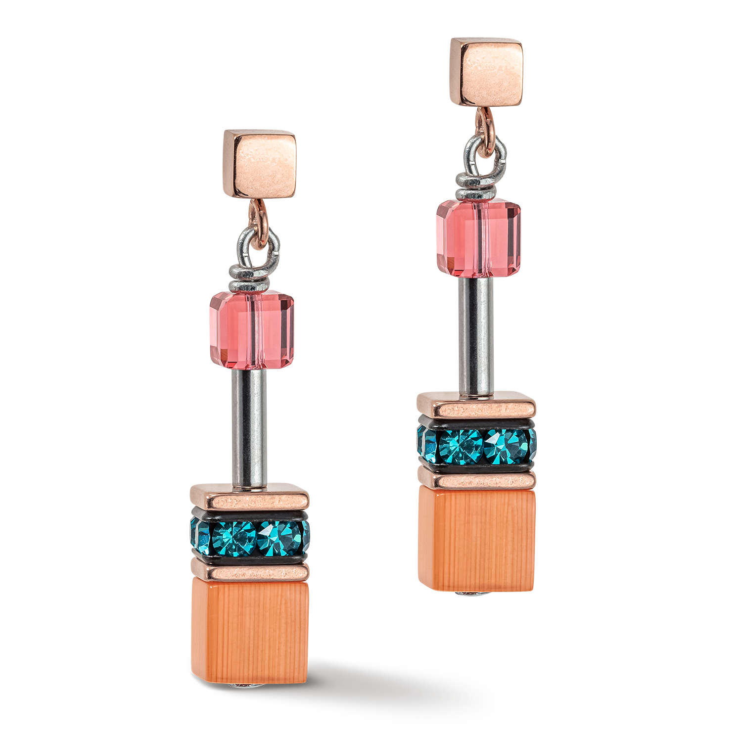 GeoCUBE® Iconic  Multicolour Expressive  Ohrringe