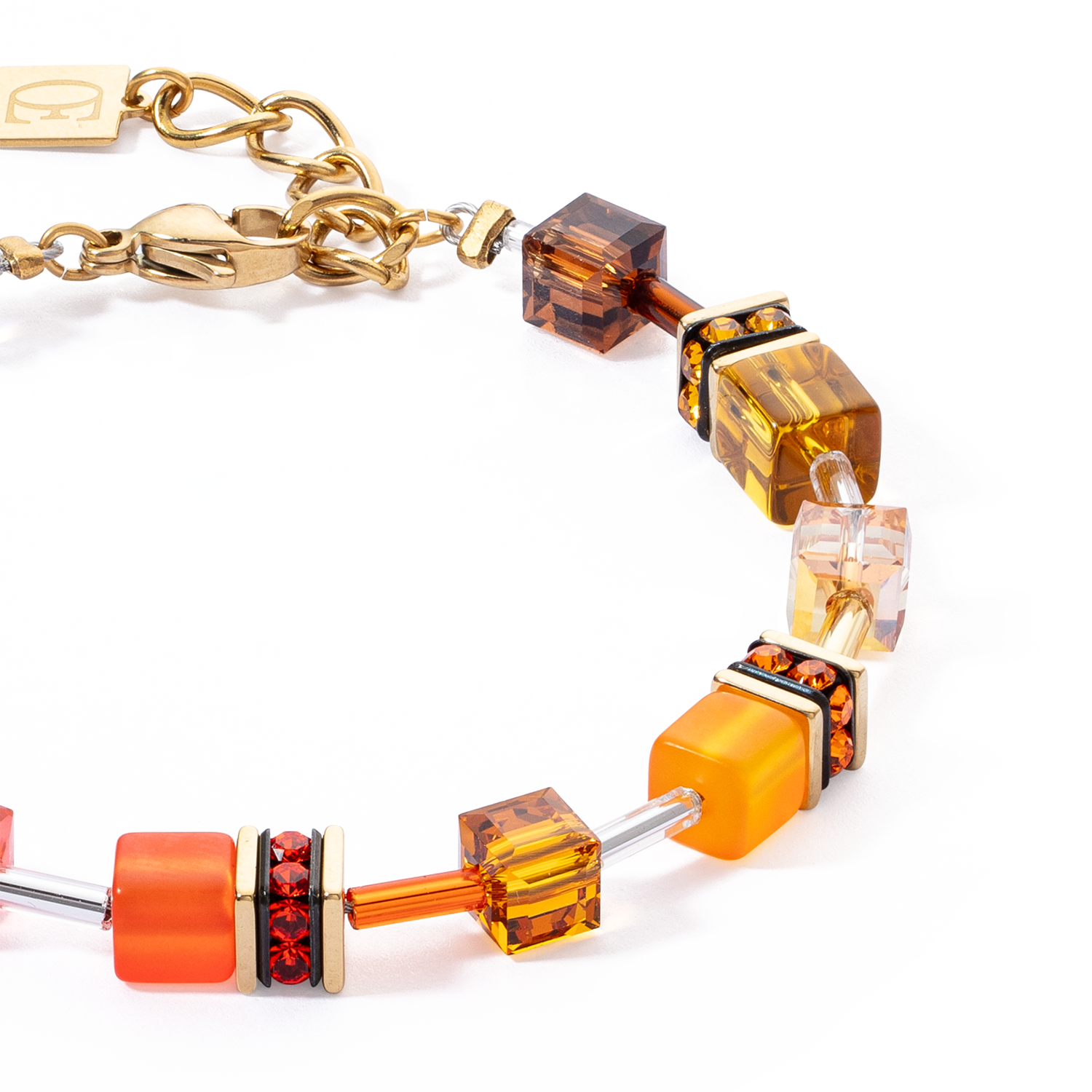 GeoCUBE® Iconic Armband Sunset Gold