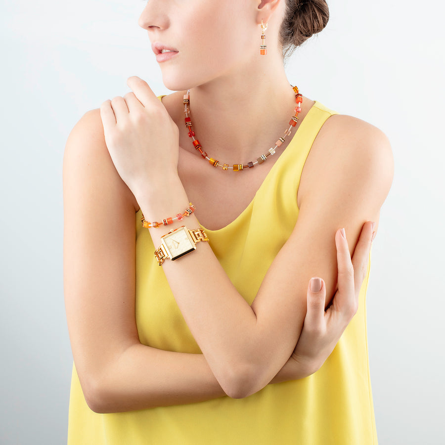 GeoCUBE® Iconic Armband Sunset Gold